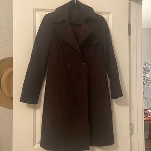 Ladies chocolate brown coat